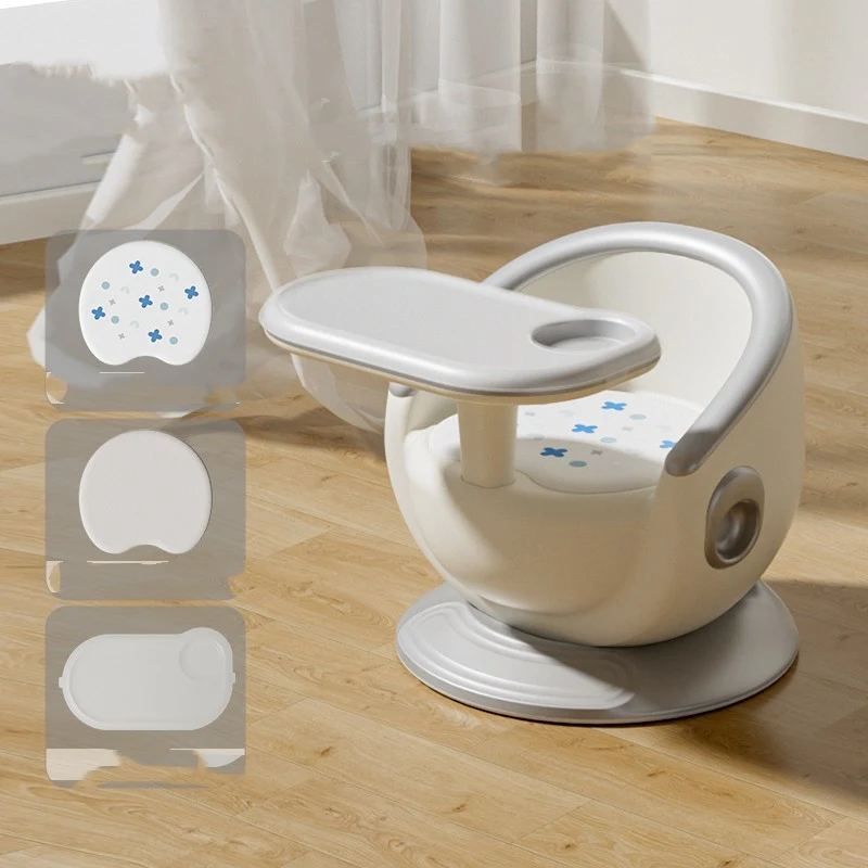 Baby dining chair stool with back and seat, children's chair, baby table chair, providing a safe and comfortable eating — photo 15