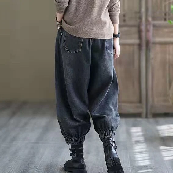 Title 13, High Waist Wide Leg Pants Loose Oversized Jeans...