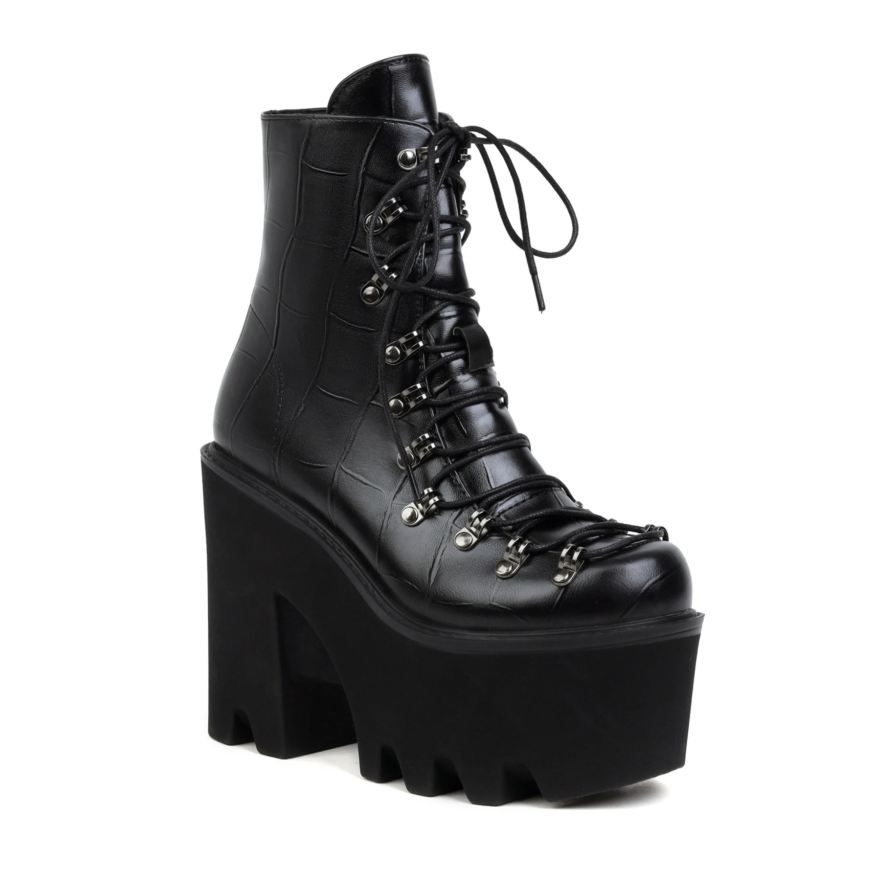Botas Martin Femininas Pretas Bico Redondo Salto Baixo Calçados Confortáveis e Estilosos Perfeitas para o Dia a Dia — foto 4