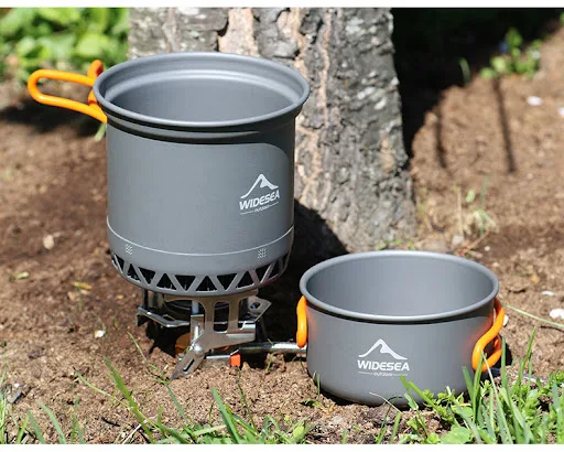 Title 5, Widesea Camping Cookware Outdoor Cooking Set He...