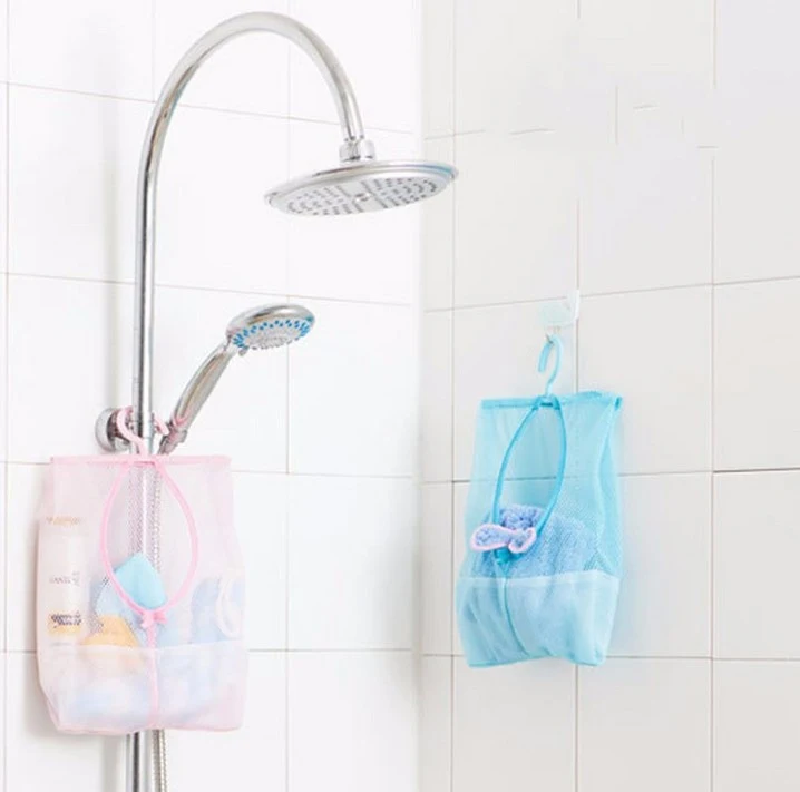 Hanging Storage Net Bag for Bathroom – Organize your shower essentials, maximize space and keep your bathroom tidy with — photo 4