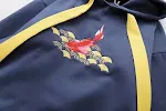 Moletom grosso com capuz em estilo japonês, fleece espesso, bordado retrô solto, perfeito para conforto e estilo casual. — foto 2