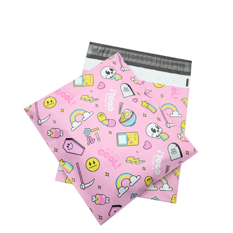 10 Envelopes postais de polietileno impressos 10x13'' 25x33cm com selo autoadesivo. Sacos de armazenamento para roupas e envios. — foto 5