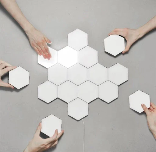 Title 4, Quantum Touch Honeycomb Lamp TikTok with Creati...