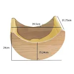 1PC Moon shape