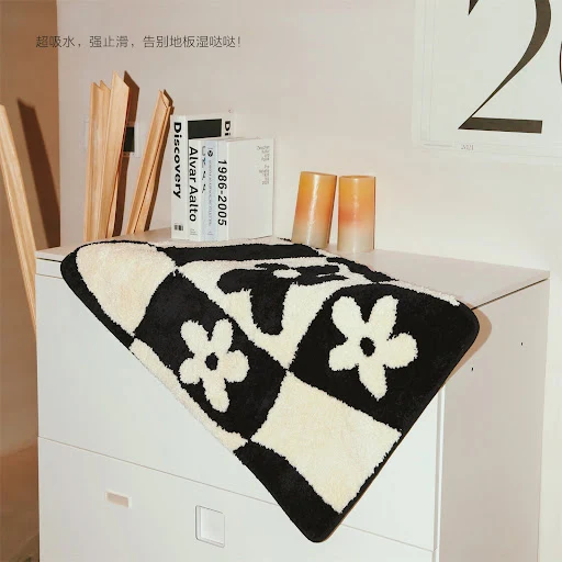 Title 4, Household Ins Style Bathroom Flocking Ground Ma...