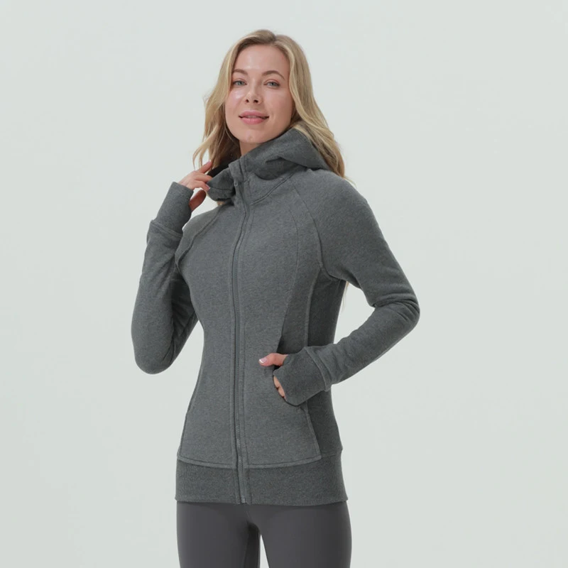 Title 3, Fleece-Sweater mit durchgehendem Reißverschluss...