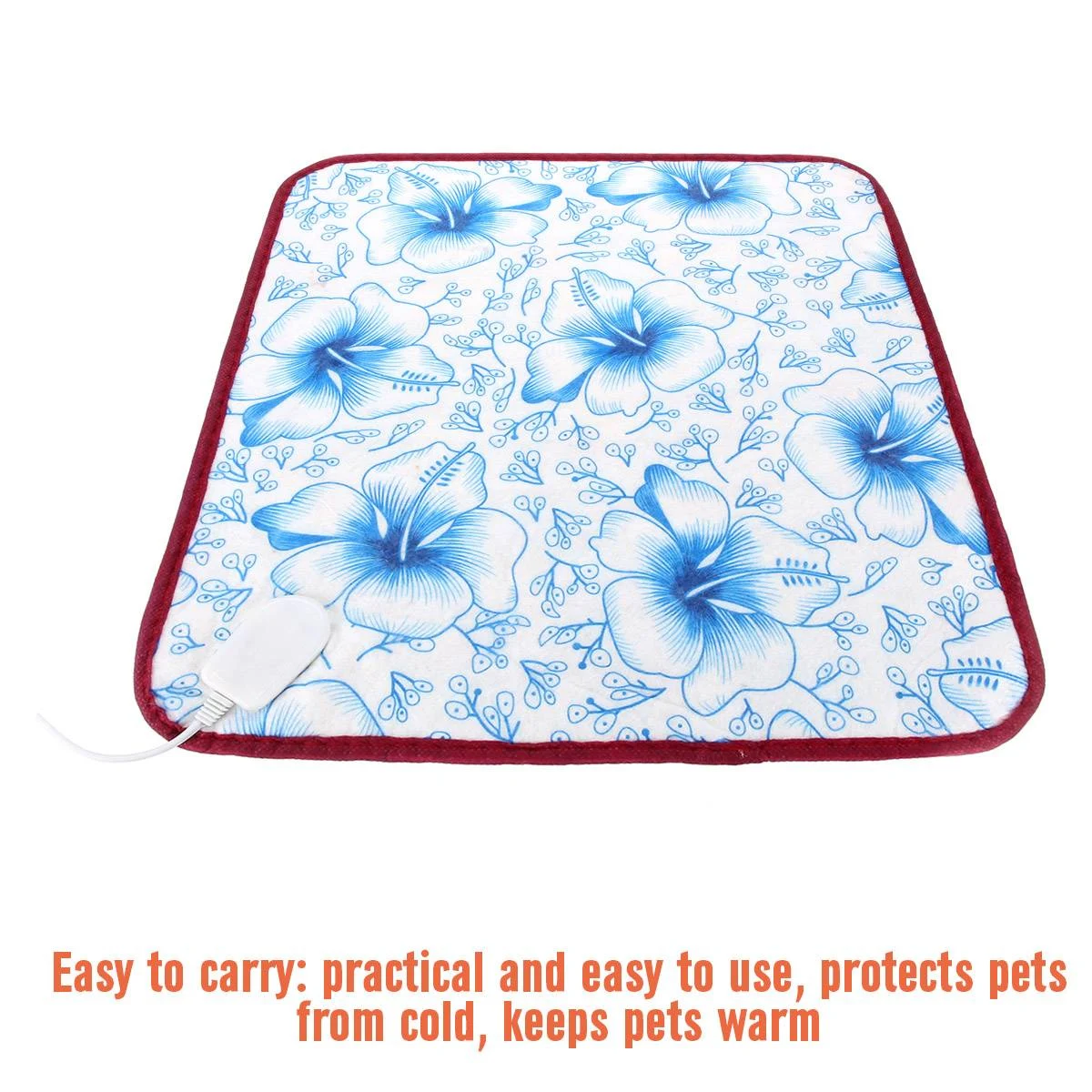 Electric heated blanket for cats and dogs, providing warmth and comfort. Safe and easy to clean, perfect for your pets i — photo 9