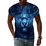 Camiseta masculina de anime de desenho animado em tecido de malha, sem capuz. Conforto e estilo únicos para o seu dia a dia com este design. — foto 3