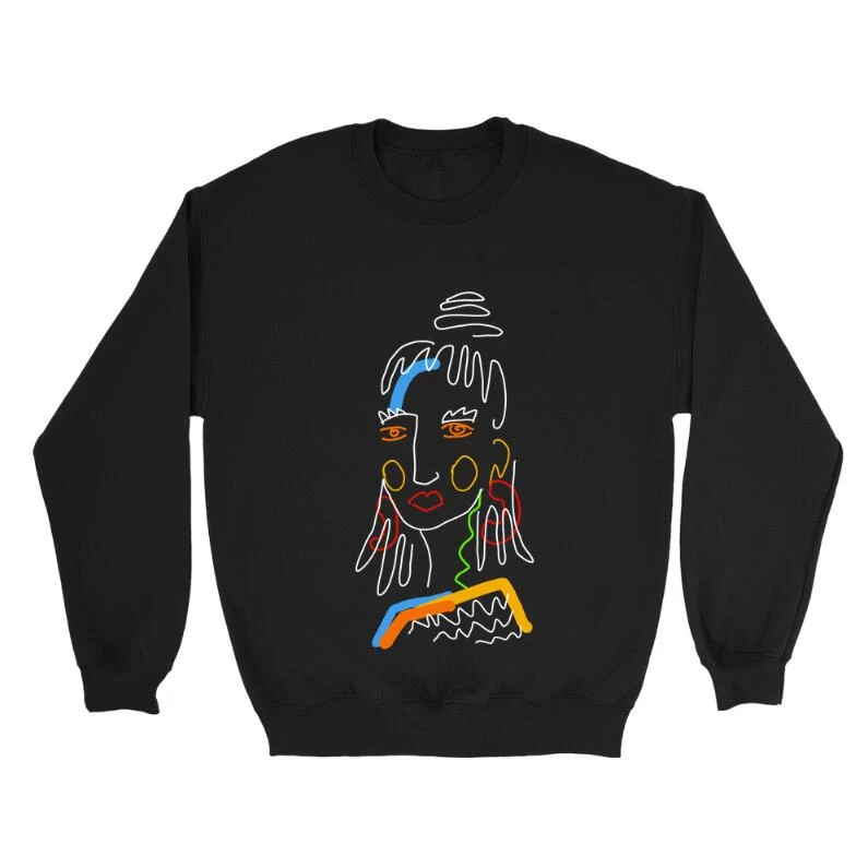 Desenho digital europeu e americano que imprime o moletom Nippy — foto 1