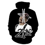 Roupas infantis com estampa digital 3D de rapper. Estilos urbanos e modernos para crianças. Camisetas, moletons e muito mais, expresse seu ritmo! — foto 2