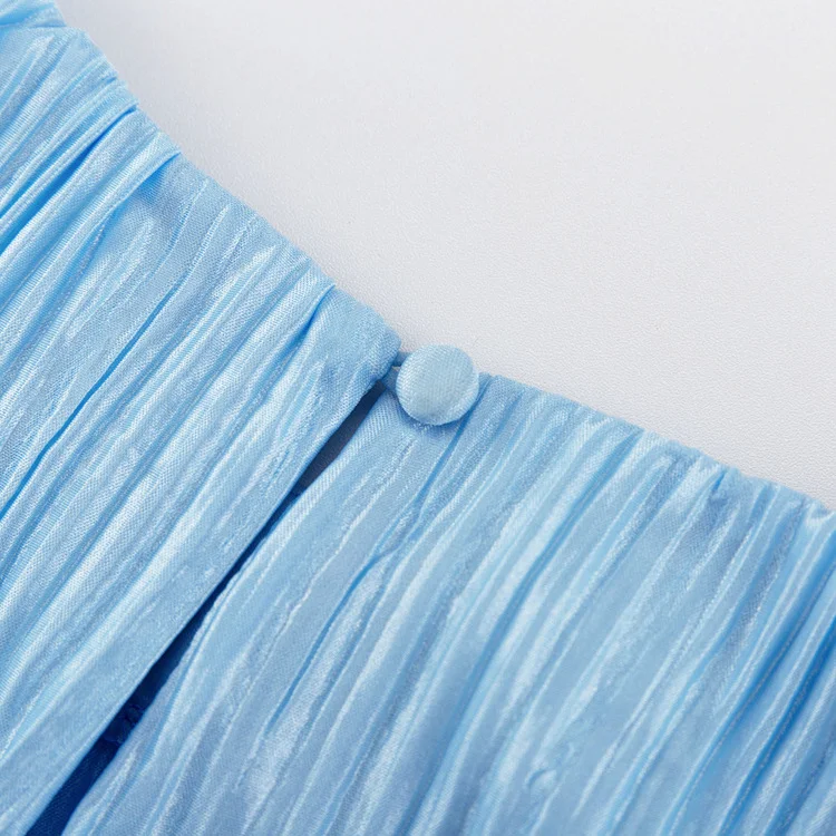 Title 15, Long Sleeve Belt Pleated Dress