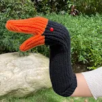 Orange Black Long Style