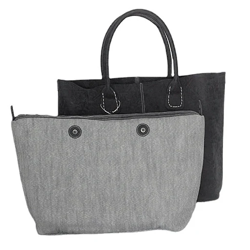 Title 8, Borsa Tote Retro da Donna Fatta a Mano Ampia Ca...