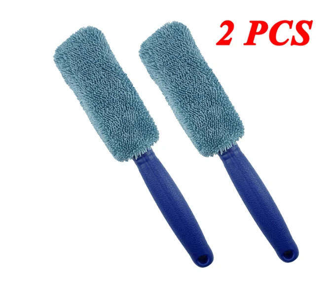 Title 7, Microfiber Long Handle Car Wash Tire Brush Gent...