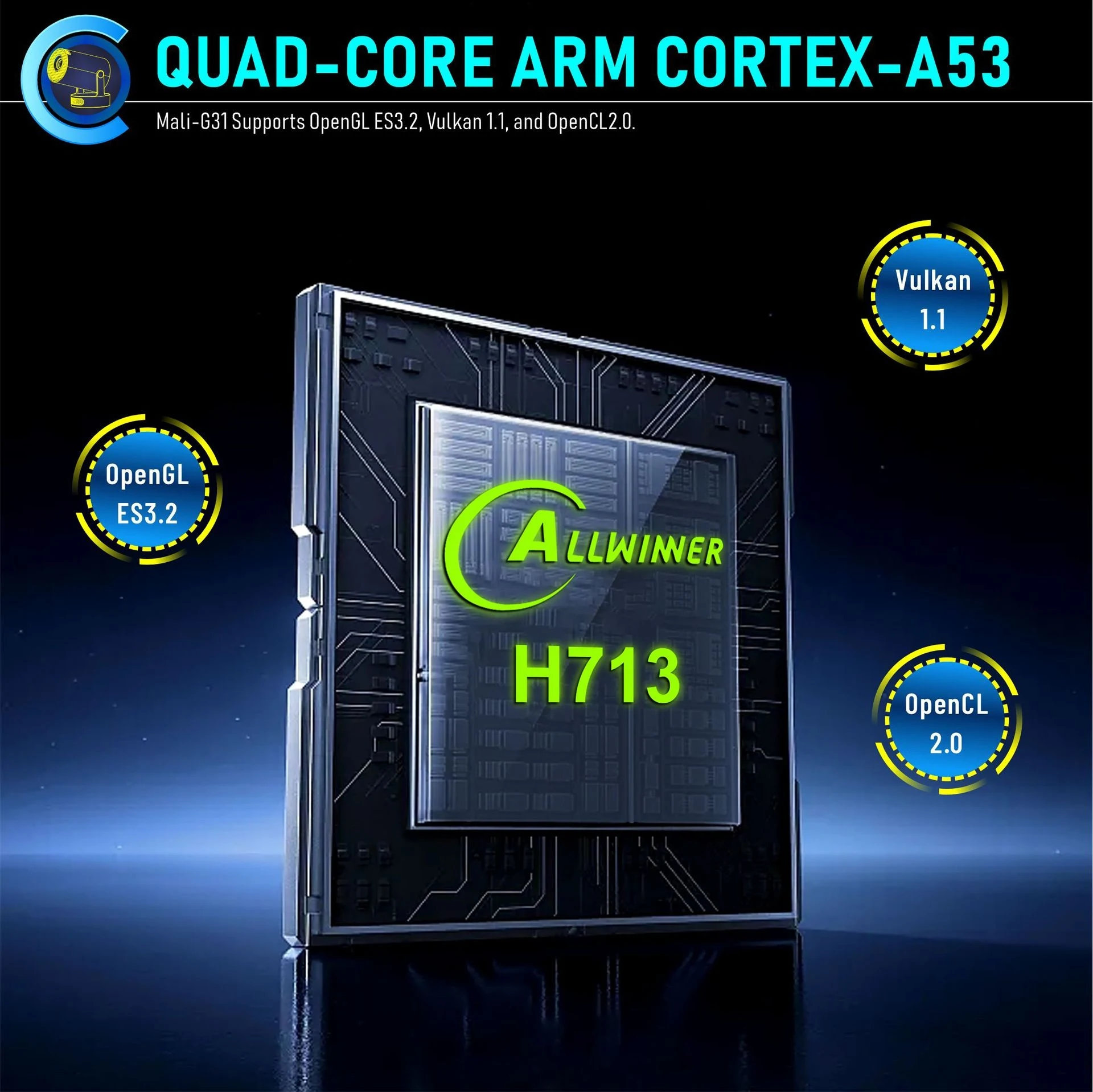 Title 2, Ultra Short Throw Hy300Ultra HD 4K Home Mini Pr...