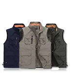Casual waterproof vest for men and women. Lightweight, breathable, and perfect for outdoor activities. Ideal for variabl — photo 6
