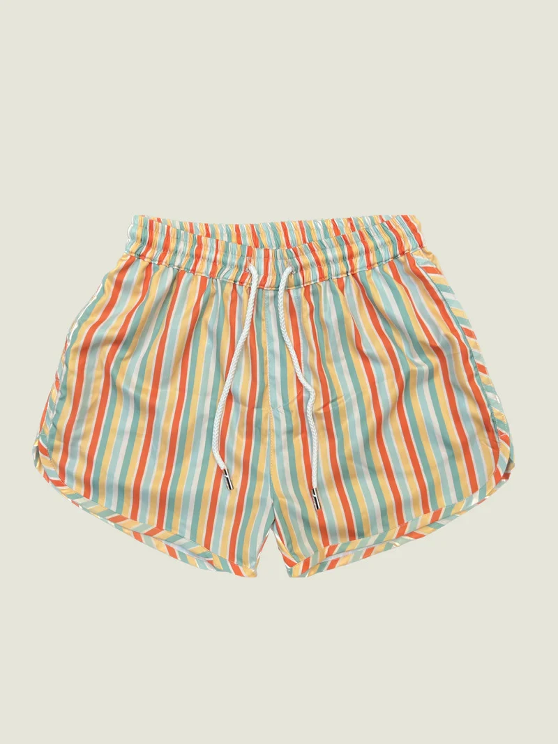 Pantaloncini sportivi casual da uomo in poliestere tessuto, ad asciugatura rapida. Comodi per sport e tempo libero. — foto 4