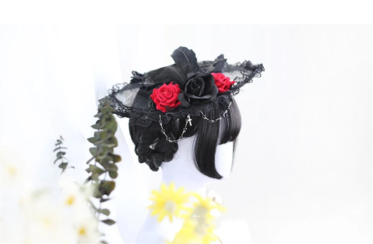 Peruca Feminina Preta Longa Lisa Estilo Lolita, Perfeita para Cosplay e Looks Atraentes, Cabelo Sintético de Alta Qualidade e Conforto. — foto 2