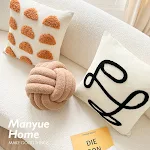 Almofada de sofá com bolas infladas nórdicas, macia e decorativa. Adicione conforto e estilo à sua sala de estar. — foto 10