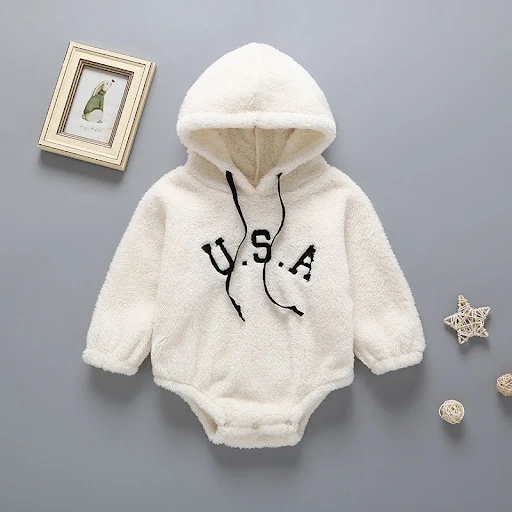 Title 11, Romper in peluche carino per neonati e bambini ...