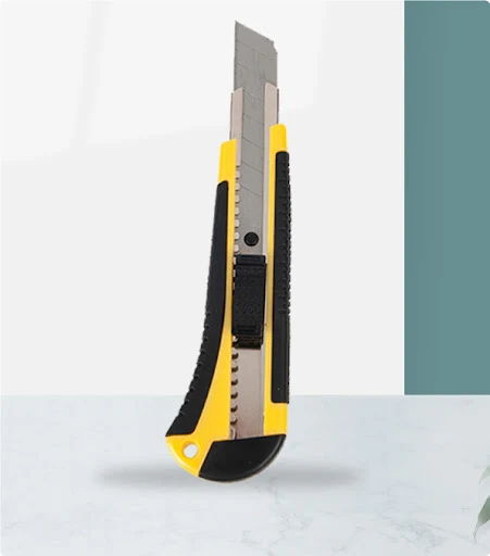 Title 1, MOQ 1000 Yellow Art Knife 18mm Blade Plastic Me...