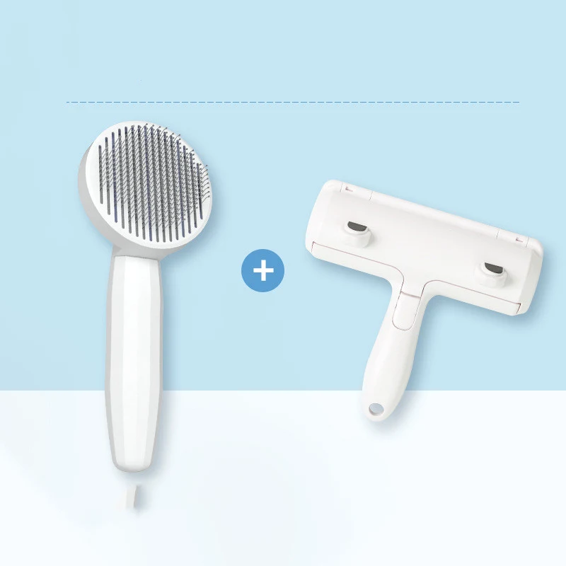 Title 4, Cat Comb Cat Hair Cleaning Artifact for Cat Gro...