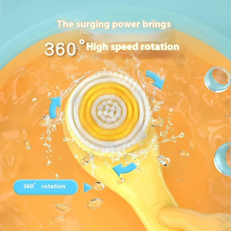 Powerful Long Handle Intelligent Electric Scrubbing Device. Achieve Effortless Cleaning and Deep Cleanse Surfaces With T — photo 7