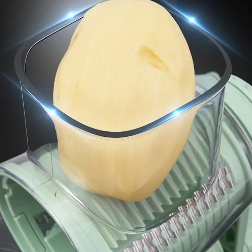 Title 3, Multifunctional Potato Grater Roller Slice, sim...