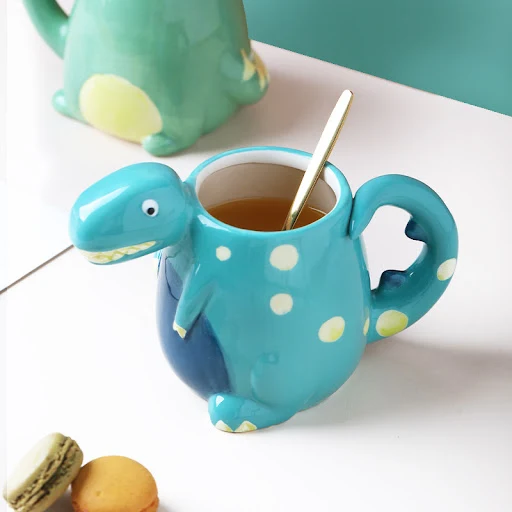 Title 3, Childrens Ceramic Milk Cup Oatmeal Cup Creativ...
