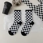 Light Cooked Mark 3 Pairs Of Checkerboard Socks Women — photo 7