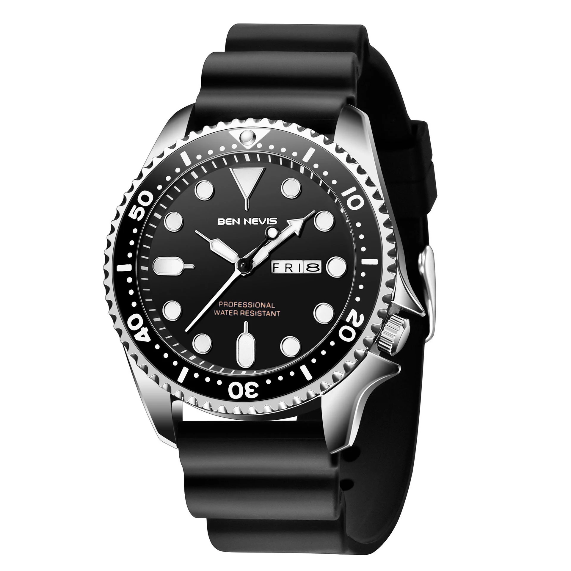 Title 8, Relógio Esportivo Automático Quartz Luminoso Ma...