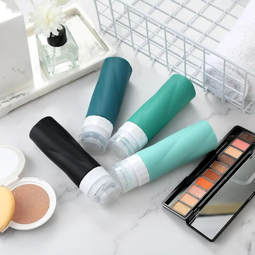 Title 1, Cosmetics Storage Bottle featuring Various Desi...