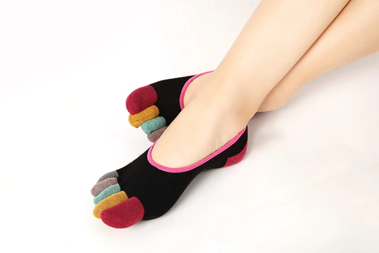 Ondiepe mond Vijf-toed antislip siliconen sokken — foto 3