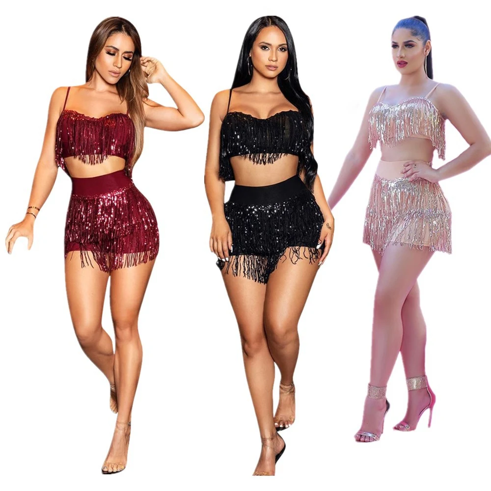 Women's Nightclub Style Sequin Suit Sparkle & Glamour Perfect for Nights Premium Fabric Flattering Fit Ideal for Parties — photo 4