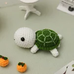 Kit de material de crochê tecido, boneca de lã feita à mão, pingente de animal, conjunto para iniciantes, crie com facilidade — foto 2