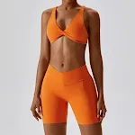 Orange Shorts Suit