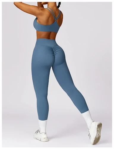 Title 8, Brushed Tight Back Yoga Bra with Shoulder Strap...