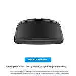 Versatile flocking shock-absorbing car glasses case. Protects your glasses from scratches and impacts. Securely stores a — photo 1
