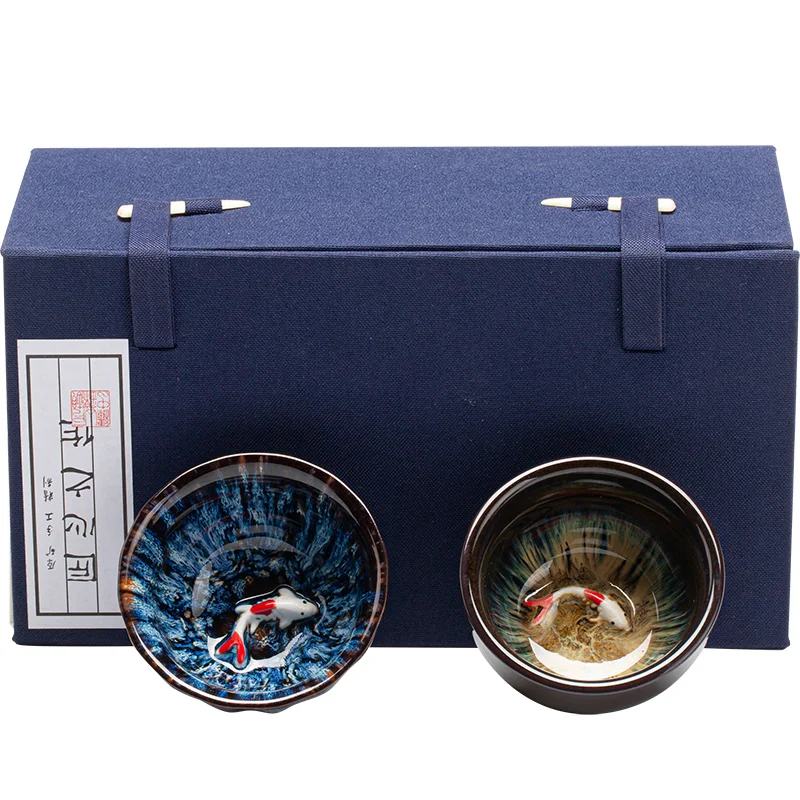Every Year Has Fish Single Ceramic Kiln Change Tea Set. Experience tea like never before with this unique and elegant te — photo 11