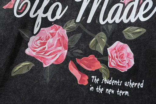 Title 13, Camiseta manga longa Fried Street Rose masculin...