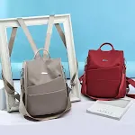 Mochila Elegante Feminina Compras Lazer Escolar Bolsa Design Moderno Espaçosa Confortável Versátil Ideal Para Uso Diário e Atividades — foto 4