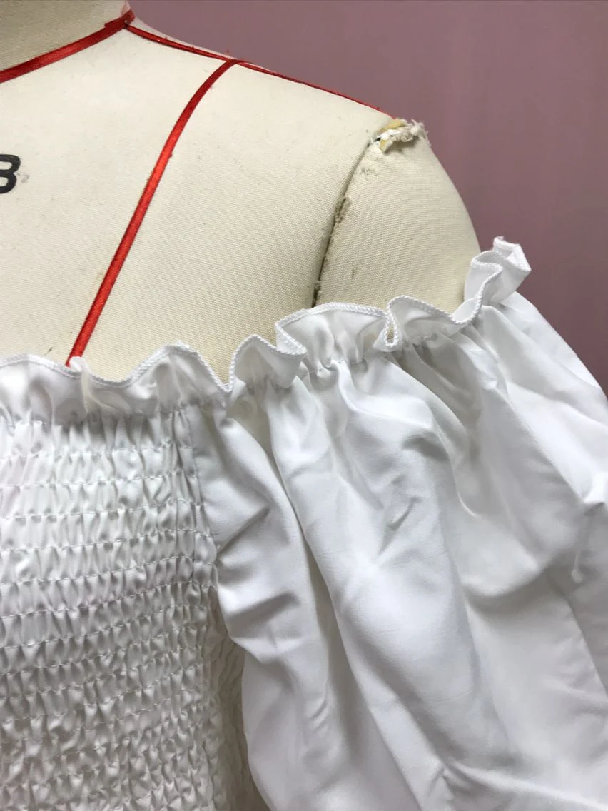 Title 22, European and American style dress, off-shoulder...