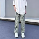 American High Street Vintage Jeans voor Heren. Authentieke denim, klassieke retro stijl. Comfortabele pasvorm, perfect voor dagelijks gebruik. Vintage jeans. — foto 9