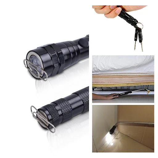 Title 6, Telescopic Rotating Aluminum Alloy LED Flashlig...