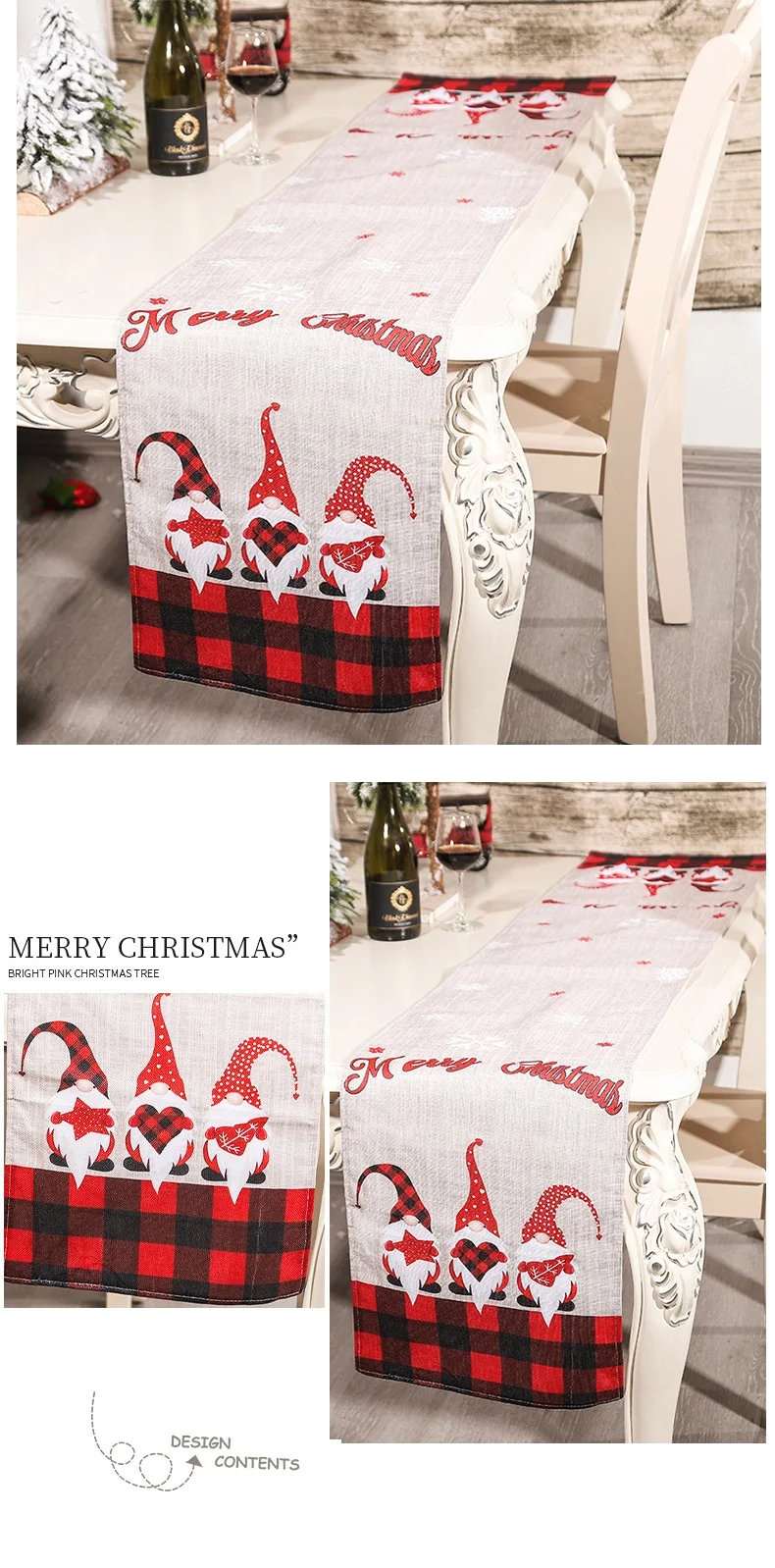 Title 6, Christmas Cartoon Forester Creative Tablecloth