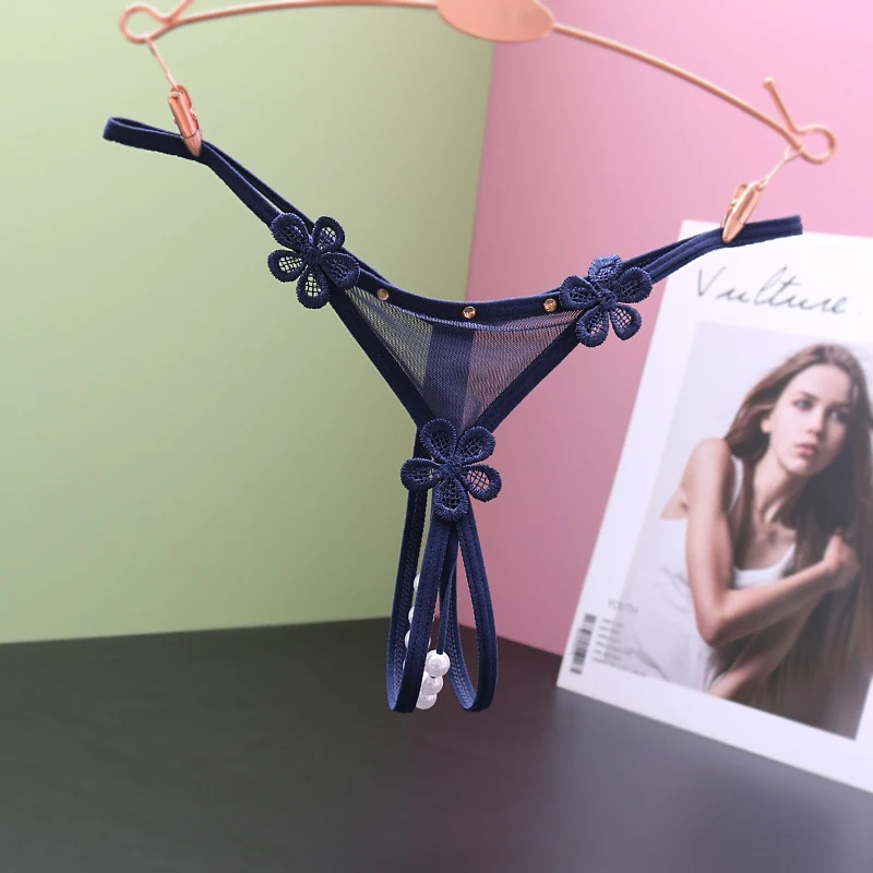 Perizoma giapponese da donna a vita bassa, trasparente e traforato in mesh sottile, per un look sexy e traspirante, perfetto per la lingerie. — foto 3