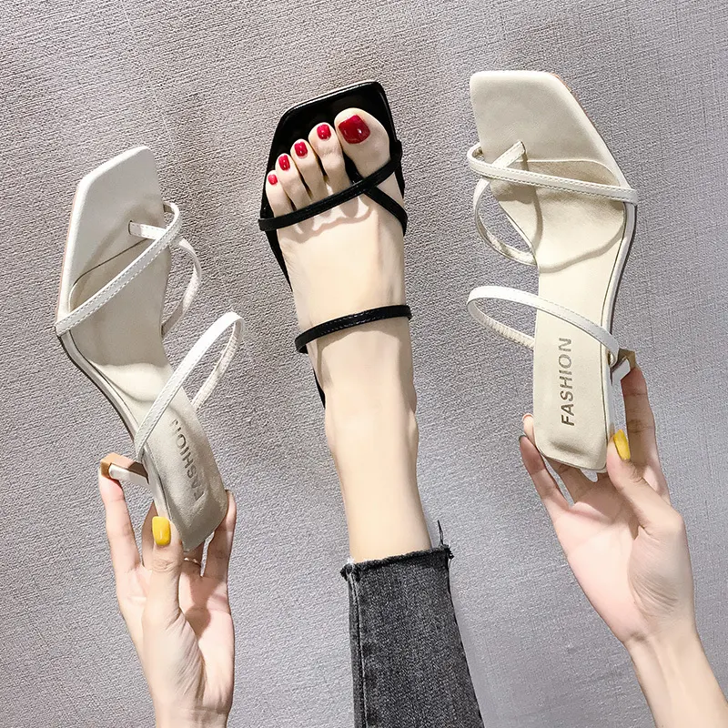 Finger-fine heel, all-match fairy high heel sandals. Versatile and elegant, these sandals complement any outfit, adding — photo 3