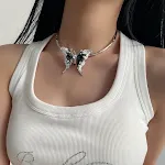 Black Butterfly Collar