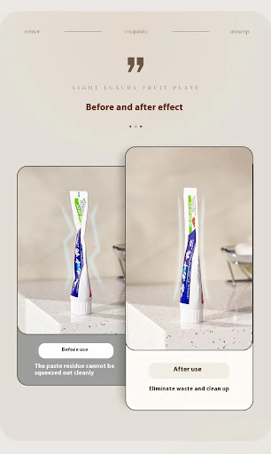 Title 10, Light Luxury Toothpaste Dispenser Household Man...